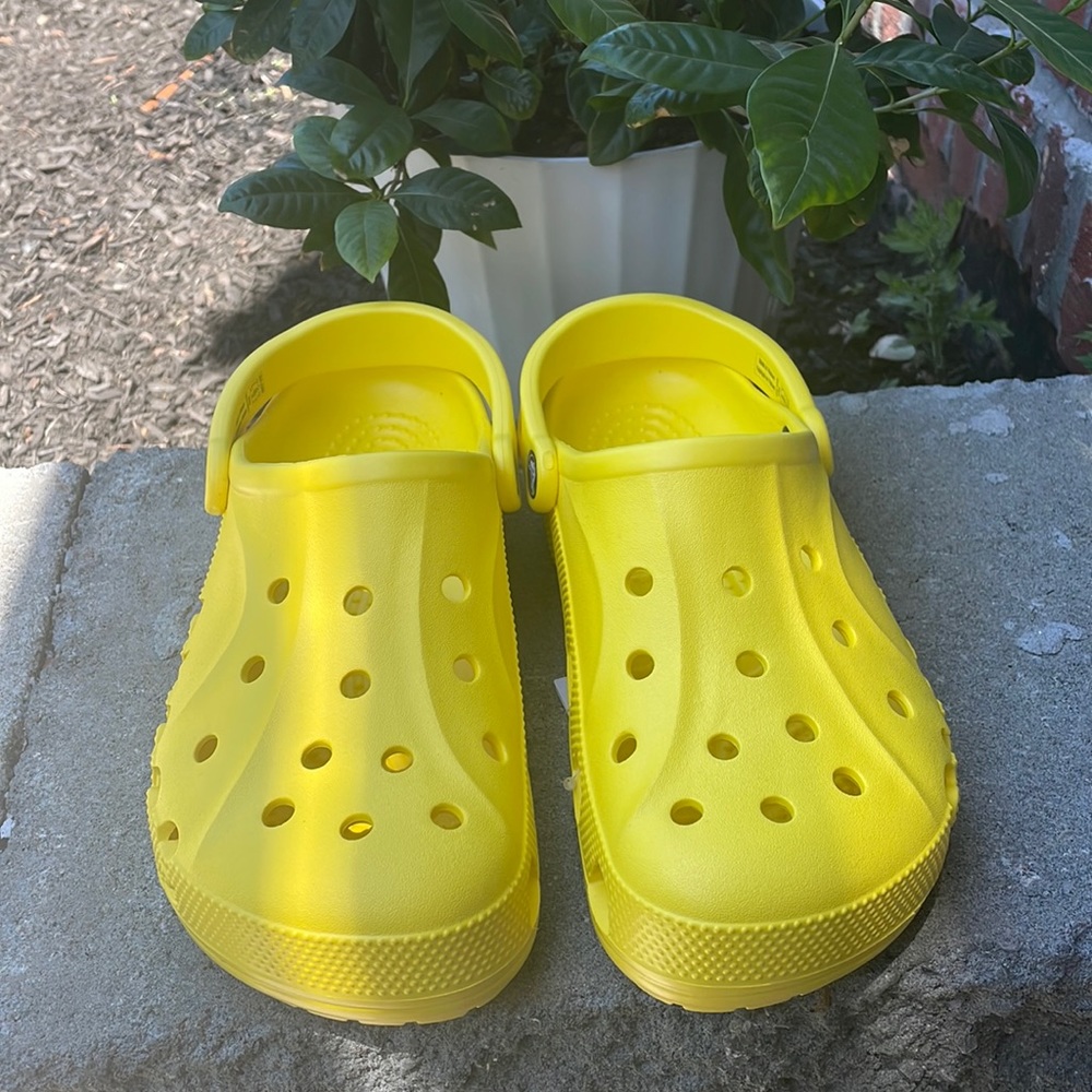 New yellow CROCS